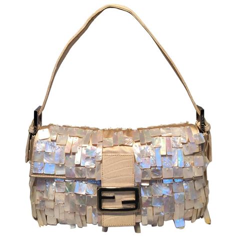 fendi mother of pearl baguette|fendi handbags.